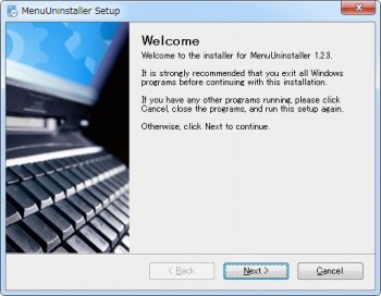 Menu Uninstaller