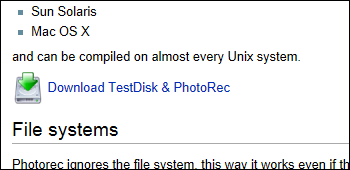 PhotoRec ダウンロード PhotoRec ダウンロード