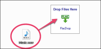 FLACdrop FLACdrop