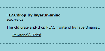 FLACdrop ダウンロード FLACdrop ダウンロード