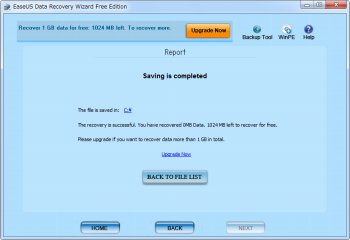 EaseUS Data Recovery Wizard Free Edition