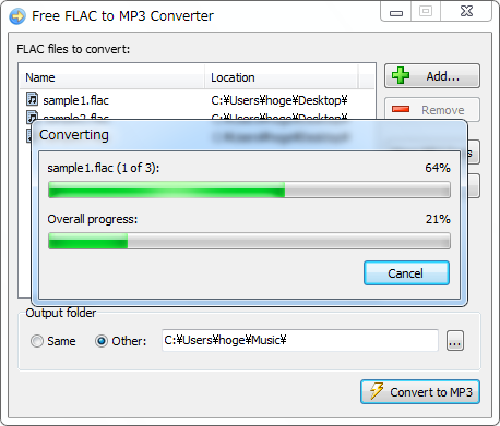 free flac to mp3 converter online