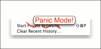 Firefox Panic Mode