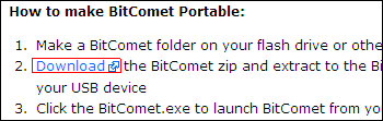 BitComet Portable ダウンロード