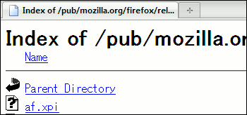Firefox 言語パック