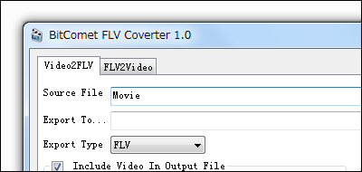 BitComet FLV Converter