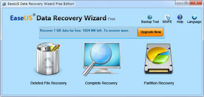 EaseUS Data Recovery Wizard Free Edition