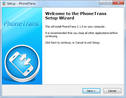 phonetrans windows 10