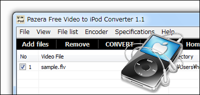 Pazera Free Video to iPod Converter