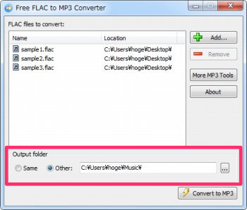 Free FLAC to MP3 Converter